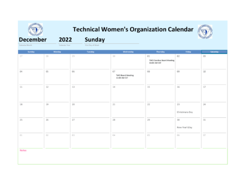 Two Calendar 2023 – 2024 | FAA Technical Women's Organization